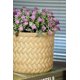 Better Homes & Gardens 8" Prater Concrete Basket Planter