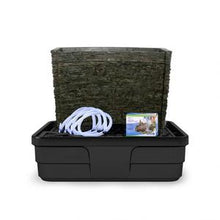 Load image into Gallery viewer, Stacked Slate Spillway Wall 32&quot; Landscape Fountain Kit
