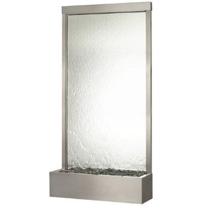 Grande 8' Stainless Silver Mirror Panel